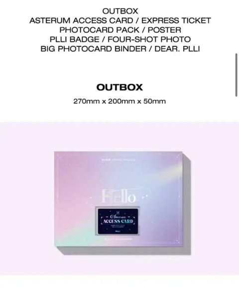 PLAVE 1st Fan Club Membership Official Kit PLAVE kit