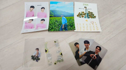Jung Hae In birthday cafe event photocard, Photoism photo, straw pick, etc.