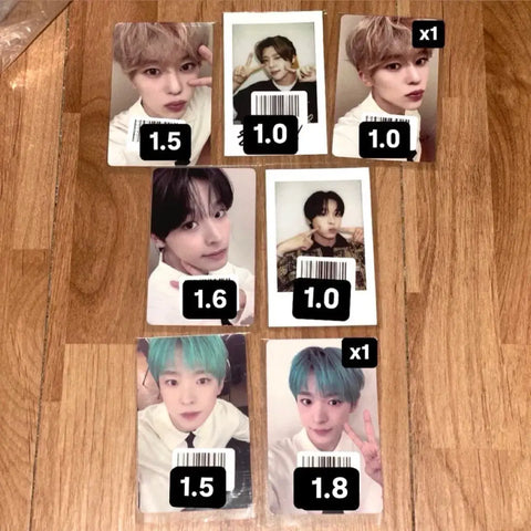 NCT Wish KMS Sion Riku Yushi Video Call Fansign Photocard Unreleased Photo 8th Songbird