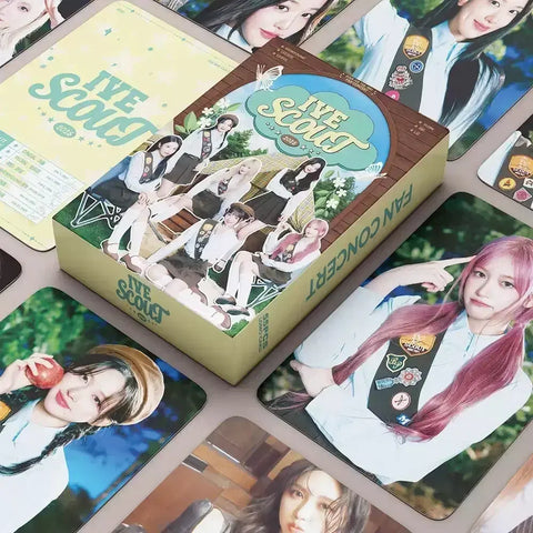 2025 New IVE Photocards 55 pcs IVE Goods IVE Photo Cards Photos