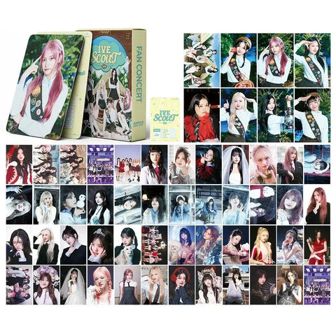 2025 New IVE Photocards 55 pcs IVE Goods IVE Photo Cards Photos