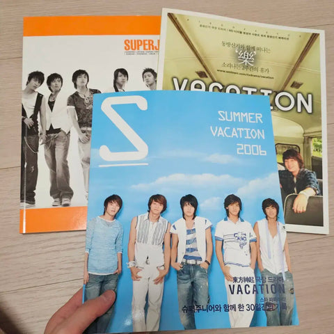 2006 Summer Vacation TVXQ Super Junior SM Magazine Note