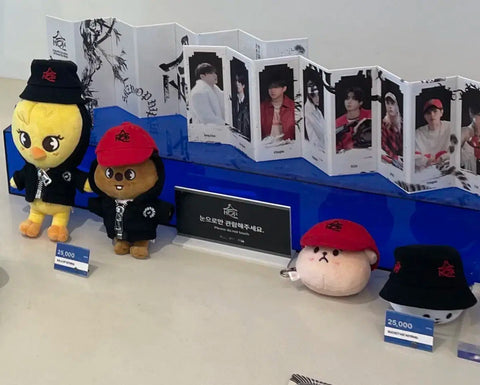Stray Kids Hop Pop-up MD Transfer Puffim Rabbit Sticker Bucket Hat Keyring StrayKids