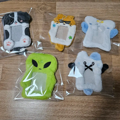 Photocard holder hamster puppy cat alien photocard holder