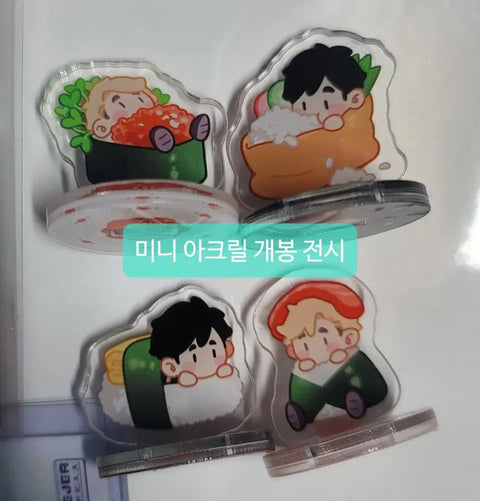 Haikyuu Miya Atsumu Osamu Acrylic Stand Keyring Badge Unofficial Goods Bundle Sale