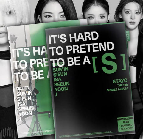 STAYC BEBE unsealed album transfer, full package + 2 photobook set, photocard PC