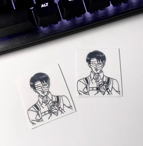 Attack on Titan Levi Metal Sticker