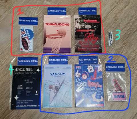 Bbangjun Youngjungjunsu Sangbang Sanghobyeongchan Design Postcard Sticker
