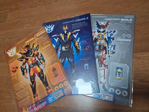 Tokusatsu Kamen Rider Build Kuji Clear Poster Cross-Z Magma Form