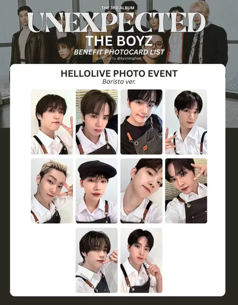 The Boyz Deobi Prince Barista Group Order