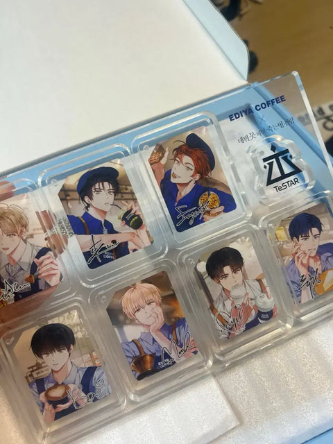 Testar Ediya limited edition acrylic block goods maknae line transfer