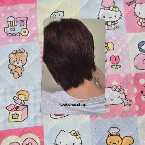 TWS Youngjae close-up back of the head double-sided photocard
