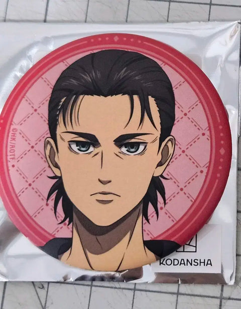 Attack on Titan Shingeki no Kyojin Dakko Series Eren, Jean Can Badge Transfer