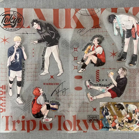 Haikyu!! Giga Jump Phụ lục Giá đỡ acrylic Kenma Kuroo Hinata Tsukishima