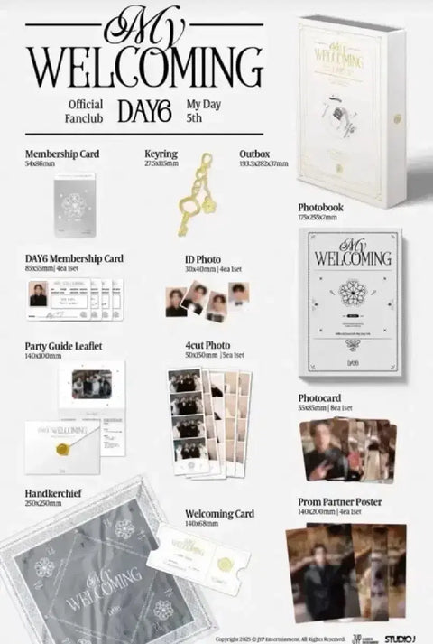 DAY6 Fanclub My Day 5th Gen Kit Full Set