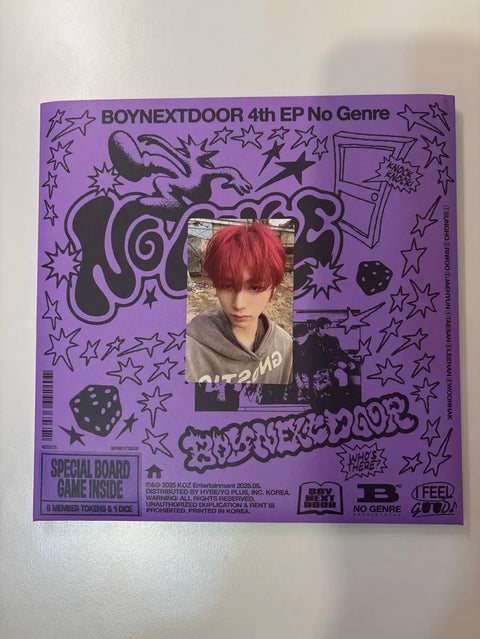 BOYNEXTDOOR BNXD Non-genre Board Game Album TAE-SAN Photocard Transfer