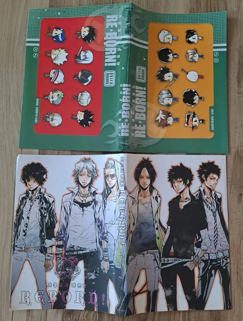 Katekyo Hitman Reborn Official First Edition Limited Mini Clear File & Phụ lục