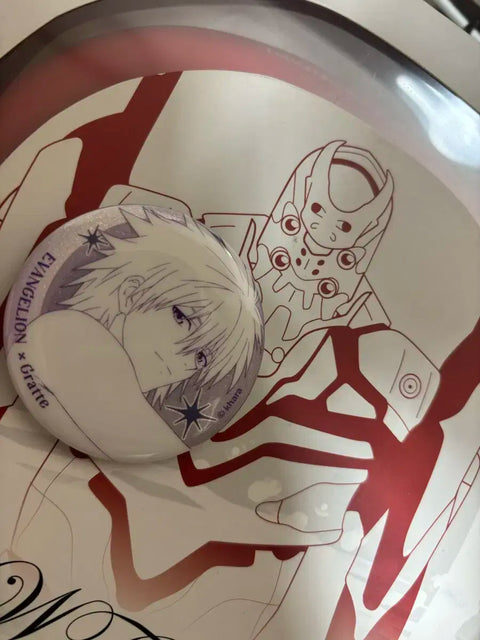 Evangelion Unit-01 Fan + Kaworu Badge