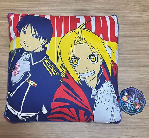Fullmetal Alchemist Roy Mustang & Edward Elric Classic Cushion