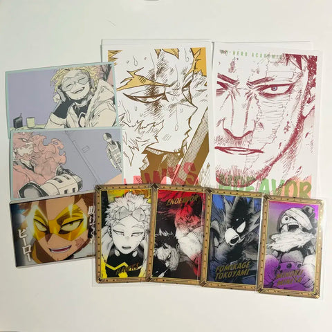 Including half-price shipping) My Hero Academia Original Art Exhibition Hawks/Endeavor focused goods bundle transfer