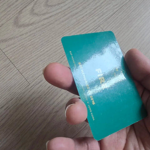 Selling BTS 2016 Memories Fire photocard.