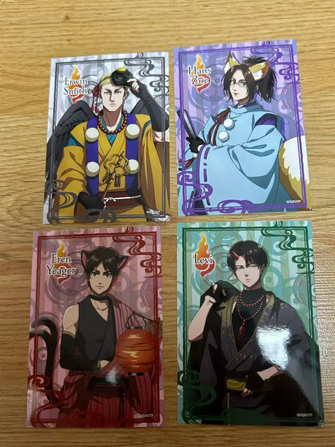 Attack on Titan Collaboration Cafe Yokai Version Bromide Set