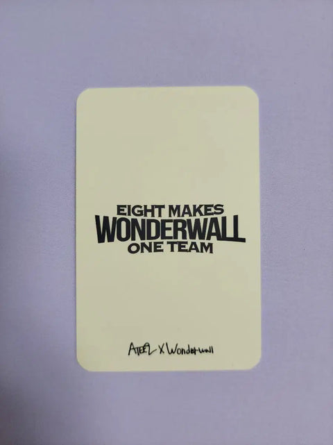 ATEEZ Wonderwall San photocard