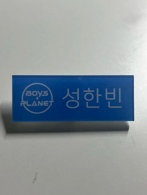 Thẻ tên ZB1 Sung Hanbin Boys Planet