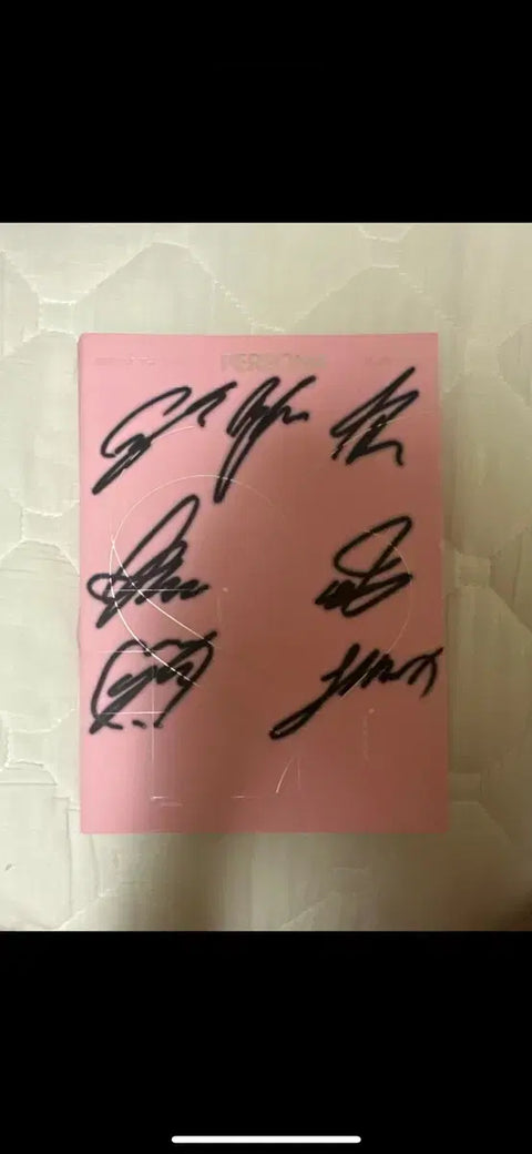 BTS Persona signed album