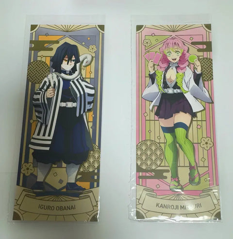 Demon Slayer Kimetsu no Yaiba Namco Bonus Bookmark Obanai Iguro Mitsuri Bundle Sale