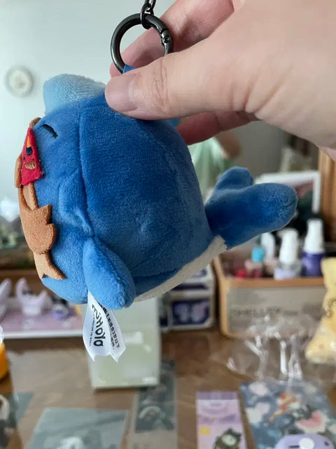 Genshin Tartaglia Whale Plush Keychain