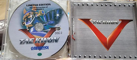 Đã mở, phát một lần) DVD Super Taekwon V sản xuất năm 2003