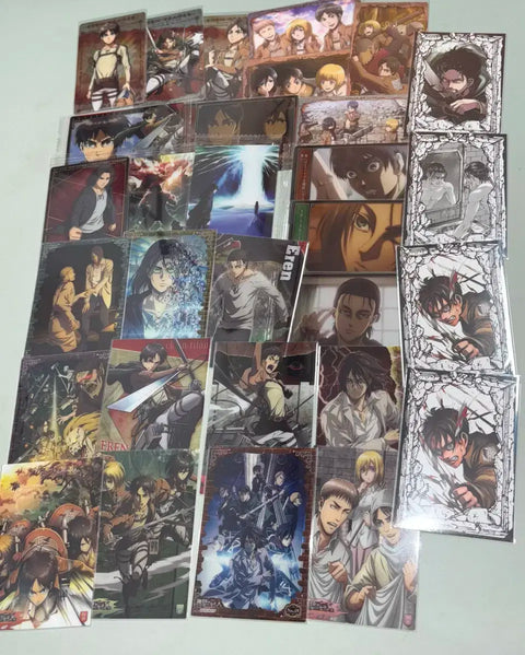 Giảm giá bộ thẻ bài Attack on Titan Eren Metal Clear Wafer