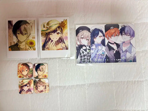 Project SEKAI Akito Toya An Shiraishi Kohane Unofficial Fanmade Polaroids Magnet Postcards