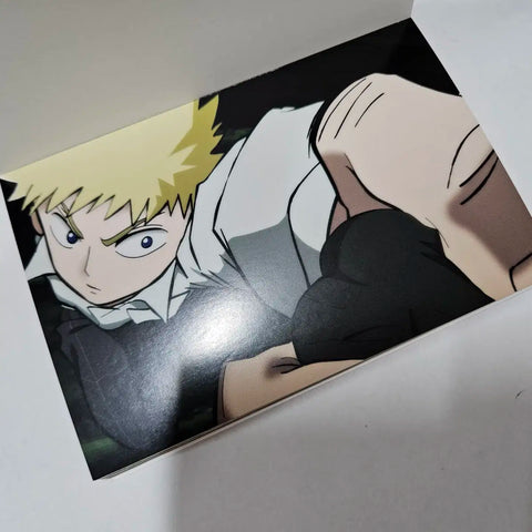 Mob Psycho 100 Mob Psycho Season 3 Official Goods Postcard Book Illustration Card Reigen Mob
