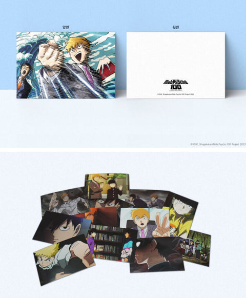 Mob Psycho 100 Mob Psycho Season 3 Official Goods Postcard Book Illustration Card Reigen Mob