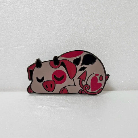 Hazbin Hotel Fat Nuggets Metal Pin Badge Official Merchandise