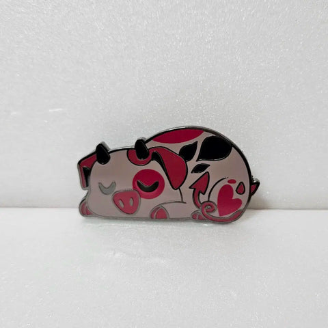 Hazbin Hotel Fat Nuggets Metal Pin Badge Official Merchandise