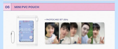 EXO D.O. (Do Kyung Soo) Bloom The Final Mini PVC Pouch + Photocard