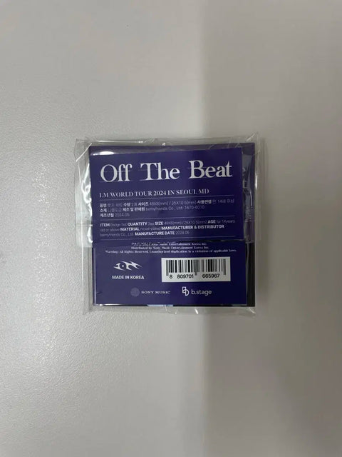 Bộ huy hiệu MD của MONSTA X IM off the beat