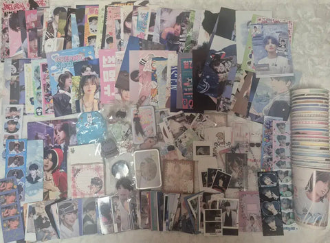 TXT pop-up store goods, selling as a set.