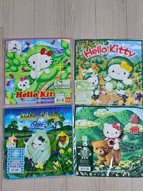 Khăn tay Hello Kitty Sanrio chính hãng cổ điển