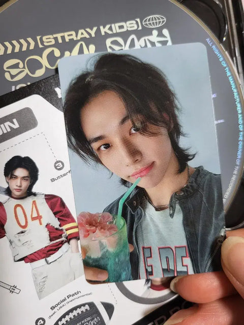 Stray Kids Social Path Album FC Limited Edition Hyunjin Photocard Included