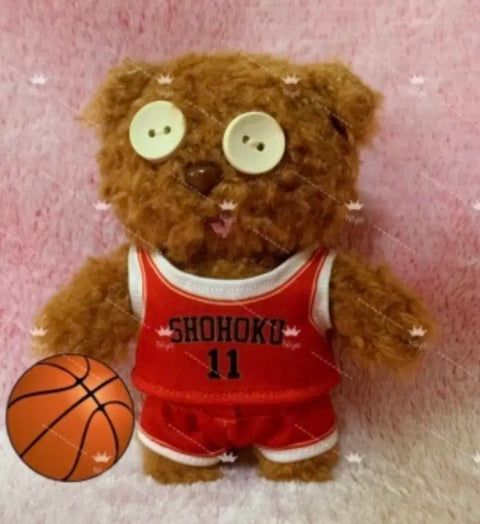 Slam Dunk Basketball Uniform 10cm Doll Clothes SHOHOKU RED VER
