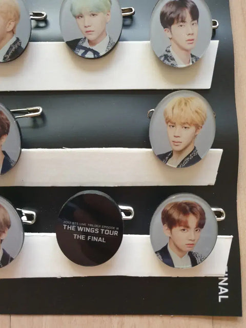 Bộ huy hiệu Acrylic cuối cùng của BTS The Wings Tour