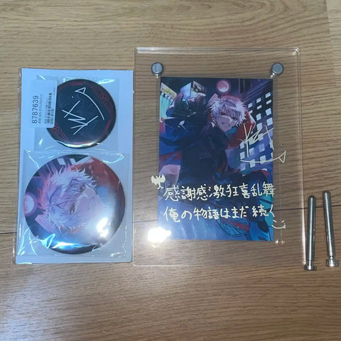 Nijisanji Kuzuhas's 2023 Birthday Goods Acrylic Panel Badge