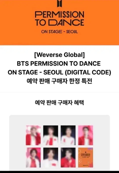 BTS PTD Live Deco Weverse Special BTS PTD Weverse pob