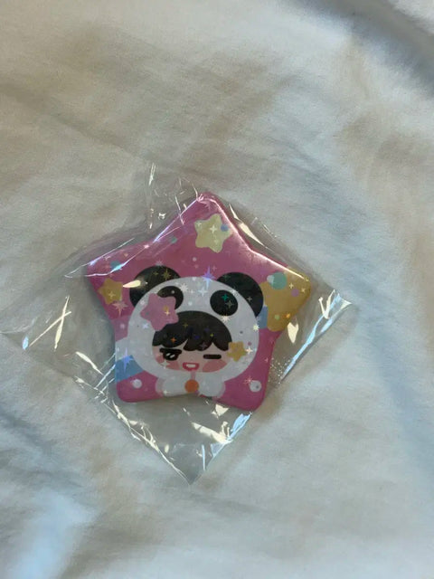 NCT Wish Sakuya Danim Sampeelup Unofficial Star Pin Button