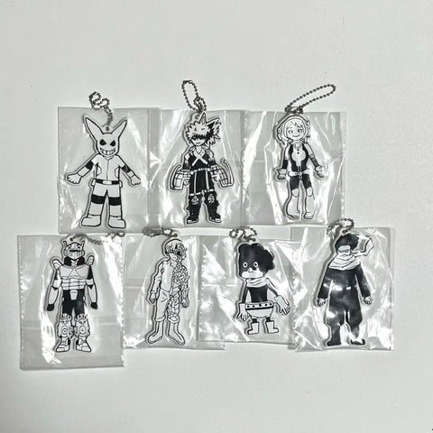 My Hero Academia Deku's Hero Notebook Rubber Strap Keychain 7 Types Set