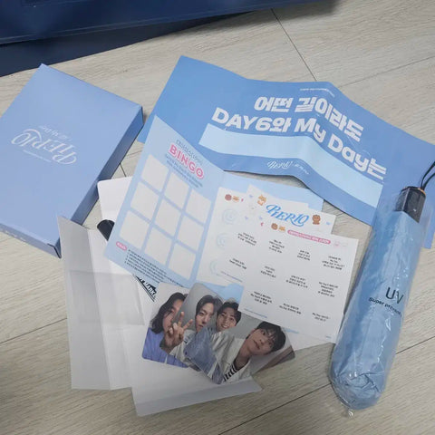 DAY6 Fan Meeting Admission Gift, Umbrella, Towel, Slogan - Full Transfer